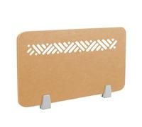Icegrey Divisorio Privacy con Pannello fonoassorbente Divisorio da Tavolo,Divisorio da Tavolo in Feltro,Pannelli Fonoassorbenti per la Scuola,L'Ufficio,la Biblioteca, Khaki, 90x30cm