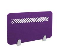 Icegrey Divisorio Privacy con Pannello fonoassorbente Divisorio da Tavolo,Divisorio da Tavolo in Feltro,Pannelli Fonoassorbenti per la Scuola,L'Ufficio,la Biblioteca, Violetta, 60x40cm
