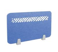 Icegrey Divisorio Privacy con Pannello fonoassorbente Divisorio da Tavolo,Divisorio da Tavolo in Feltro,Pannelli Fonoassorbenti per la Scuola,L'Ufficio,la Biblioteca, Blu Chiaro, 90x30cm