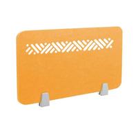 Icegrey Divisorio Privacy con Pannello fonoassorbente Divisorio da Tavolo,Divisorio da Tavolo in Feltro,Pannelli Fonoassorbenti per la Scuola,L'Ufficio,la Biblioteca, Oro Bronzo, 90x30cm
