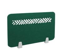 Icegrey Divisorio Privacy con Pannello fonoassorbente Divisorio da Tavolo,Divisorio da Tavolo in Feltro,Pannelli Fonoassorbenti per la Scuola,L'Ufficio,la Biblioteca, Verde Scuro, 50x40cm