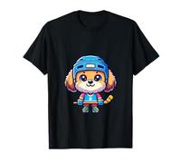 Icehockey Bolonka Amico a Quattro Zampe Maglietta