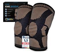 ICEHOF Ginocchiere uomo e donna con ioni di rame, compressione a 360°, antiscivolo e traspirante, ginocchiere, ginocchiere, stabilizzazione per menisco, artrosi, 1 paio (XL)