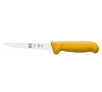 Icel coltello disosso cm 13, lama stretta manico giallo, professionale