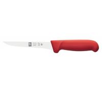 Icel coltello disosso cm 15, lama stretta manico rosso, qualità professionale