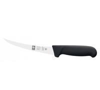 Icel coltello disosso curvo professionale acciaio inox nero 13 cm