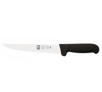 Icel coltello disosso largo professionale acciaio inox nero 18 cm