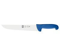 Icel, coltello francese, da macellaio cm 18, manico blu, prodotto professionale,