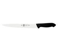 Icel coltello per arrosto cm 25, punta appuntita lama dentata, qualità professio