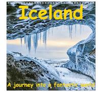 Iceland - A journey into a fantastic world (Wall Calendar 2026 12" x 24" / 30 x 60 cm (aperto) Calvendo 12 Month Wall Calendar