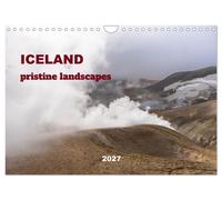 ICELAND pristine landscapes (Wall Calendar 2027 DIN A4 landscape), CALVENDO 12 M