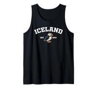 Iceland Puffin Vintage Icelandic Souvenir Canotta