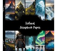 Iceland Scrapbook Paper, Europe Junk Journal Paper, Travel Decorative Paper, DIY Projects, Origami, Collage Sheets, Decoupage Paper, 10 Designs, Double Sided