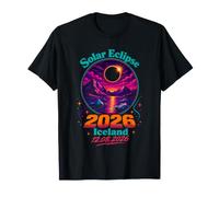 Iceland Solar Eclipse 2026 August 12th Event Maglietta