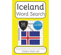 Iceland Word Search Book: Words Search With Easy To Read Print about Iceland, Travel, Culture and More | 6x9 inches, 100 pages | 50 puzzles. Ideal for ... English, Spanish, Italian, French and German.