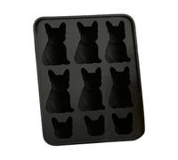 iceMaker Tray - 3D French Bulldog iceMold, Easy-Release Leak-Proof, Reusable Press Kit, Whiskey Wine Beer Cubes | Home Bar Ristoranti Parties Cocktail Party Maker Fun Gift
