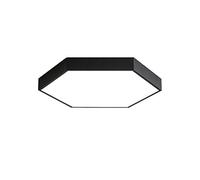 ICEMOB Lampada da soffitto creativa a forma esagonale LED Luce decorativa nera Illuminazione da incasso nel corridoio del soggiorno Lampada da camera ultrasottile per interni