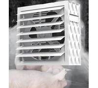 ICEMOB Ventilatore Industriale 1400 Giri/Min,Ventola Aspirazione Industriale,Estrattore Aria Silenzioso,per Fabbriche, Officine, Allevamenti, Serre di Fiori Ventilazione,500mm