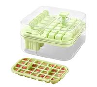 IcêMold - Lidded IcêCbe Tray Press Release | Ampia capacità IceBlock Maker Reusable PET PP Tray for Whiskey Borbon Cocktails Wine JuicêHome Bar Use Kitchen IceStorage Box
