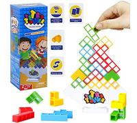 ICEPAPA, Tetra tower, Tetris tower gioco per adulti e bambini, giochi educativi montessori, Perfetto per Bomboniere per feste