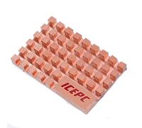 icepc-DIY mSATA SSD puro rame dissipatore di calore PCIe Cooler con alta conducibilità termica adesivo per raffreddamento Mini-SATA Solid State Disk SSD radiatore 40x26x4mm