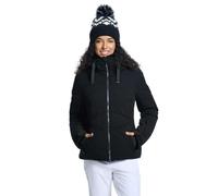 Icepeak - Piumino da sci/snowboard donna stretch - Ellwangen W Noir per Donne in Silicone - Taglia 42 FR - Nero