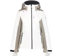 Icepeak - Giacca da sci/snowboard stretch da donna - Faenza W Blanc Optique per Donne in Silicone - Taglia 36 FI - Bianco