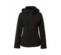 Icepeak Giacca Softshell con Cappuccio da Donna Brenham, Nero, 44