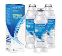 ICEPURE Filtro Acqua per Frigorifero, Compatibile con Samsung HAF-QIN DA97-17376B, HAF-QIN/EXP, DA97-08006C, RF23M8070SG, RF23M8070SR, RF23M8090SG, RF23M8090SR, RF23M8570SR, RF23M85570SR 3 Pezzi