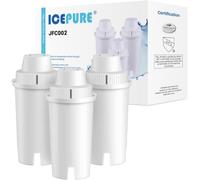 ICEPURE Filtro per Acqua, Compatibile con Brita Classic OB03, Mavea 107007 35557, Cartuccia per Brocca Filtrante Metro+, UltraMax, Aqua Optima RUF916 RUF302, Everyday, Certificato TUV SUD NSF 3 Pezzi
