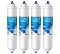ICEPURE Filtro per frigorifero Compatibile Con Samsung DA29-10105J, DA29-10105J HAFEX/EXP, DA99-02131B, WSF-100, EF9603, HAIER LG Frigorifero a linea, 4 pezzi.
