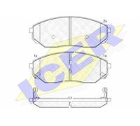 Icer Brakes 181606 - Kit Pastiglie Freno, Freno A Disco