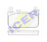 ICER Pastiglie Freno Bremsbelegsatz Frontale per MERCEDES-BENZ CLASSE S