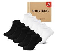 IceReco 10 Paia Calze Uomo Corte Cotone Estivi Calzini Donna Corti Sportive | Calza Sportivi Estivi, Fantasmini Running Invisibili, Calzini Elastiche Trekking, Tennis Morbidi e Traspiranti, Casa e Sport.