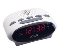 ICES ICR-210 Radiosveglia FM Bianco