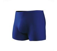 IceSilk - Boxer sportivi da uomo, senza cuciture, con angoli piatti, per uso quotidiano (XL, blu scuro)