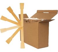 IceStick 3000 Pezzi Bastoncini Legno 9 x 1,7 cm Cucchiaini Monouso in Faggio Stecchi per Gelato Ghiaccioli Dessert Gelati Lavoretti e Presentazioni Degustazioni