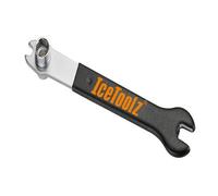 CHIAVE SMONTA PEDALI BICI BICICLETTA CON BUSSOLE - 14/15 IN CROMOLI