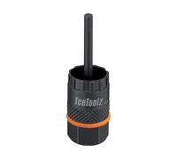 IceToolz Cassette, Lockring Unisex Adulto, Nero, M