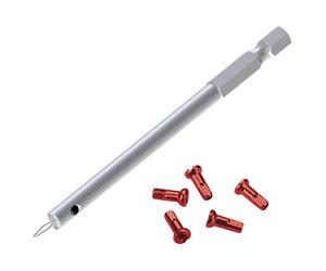 IceToolz Spoke Nipple Hex Bit, Silber, M