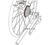 Ice toolz 09c3 attrezzo per il bloccaggio della cassetta shimano