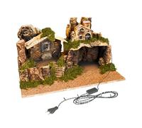 ICETOYS Capanna presepe con scenario dipinto a mano con luci(Capanna, 2/IC)