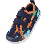 IceUnicorn Barefoot Scarpe a piedi nudi per bambini e bambine, minimaliste ampie, leggere e sportive, traspiranti, scarpe leggere e flessibili da trail, arancione marino, 24 EU Ancho