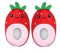 IceUnicorn Pantofole per bambini e bambine con simpatici animali dei cartoni animati, calde pantofole per la casa, Fragola, 18/19 EU
