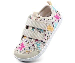 IceUnicorn Scarpe a piedi nudi per bambini, larghe, per ragazzi e ragazze, minimaliste, scarpe da trail traspiranti, da spiaggia, beige., 27 EU Larga