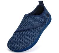 IceUnicorn Scarpe per bambini a piedi nudi, scarpe primi passi larghe, per bambini e bambine, antiscivolo, Blu marino, 20 EU Larga