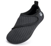 IceUnicorn Scarpe per bambini a piedi nudi, scarpe primi passi larghe, per bambini e bambine, antiscivolo, Nero , 22 EU Larga