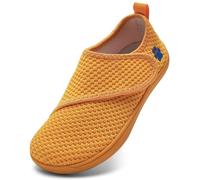 IceUnicorn Scarpe per bambini a piedi nudi, scarpe primi passi larghe, per bambini e bambine, antiscivolo, Colore: arancione., 22 EU Larga