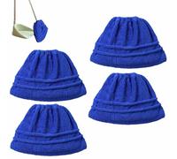 Icexeco Lazy Broom Cover Cloth, Multifunctional Lazy Brooms Cover, Washable Reusable Microfiber Broom Sweeping Refill, Wet & Dry Dual Use, Washable Mop Covers (4 pezzi blu)