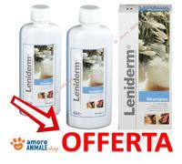 ICF LENIDERM Shampoo 250 Ml - Shampo per CANE e GATTO Lenitivo Cute Irritata